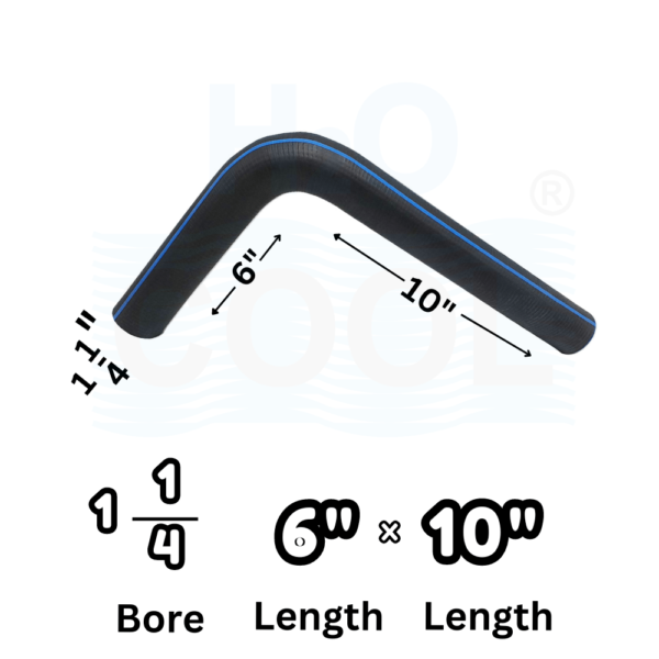 Hose Pipe Length Universal | 6x10" Length 1/1-4" Bore Size