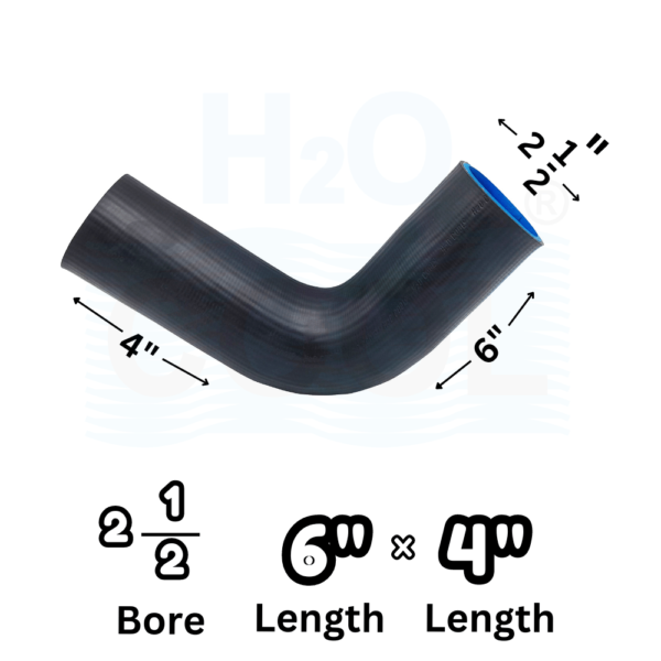 Hose Pipe Length Universal | 6x4" Length 2/1-2" Bore Size