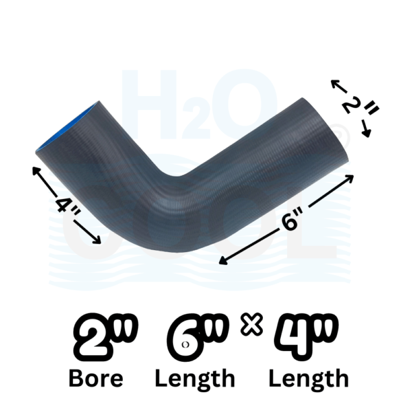 Hose Pipe Length Universal | 6x4" Length 2" Bore Size