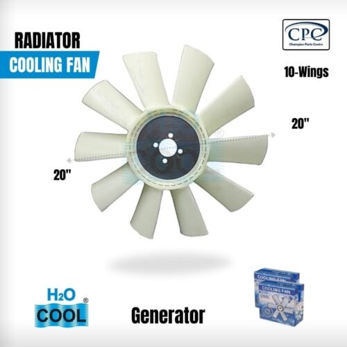 Radiator Fan Generator 20-inch | Cooling Fan Blade Generator 10-wings