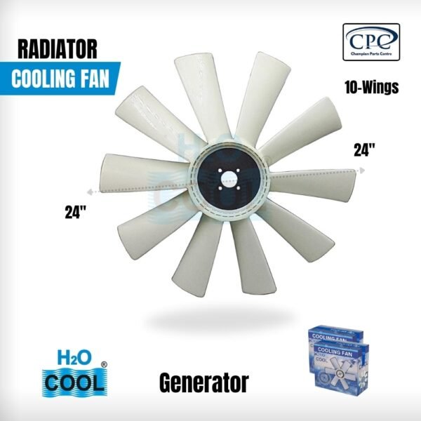 Radiator Cooling Fan Generator 24-inch 10-Wings